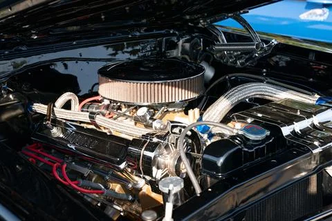 4th Annual Jammin At The Junction Car and Bike Show in Roseville Michigan Stock Photos