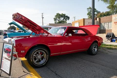 4th Annual Jammin At The Junction Car and Bike Show in Roseville Michigan Stock Photos
