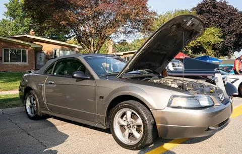 4th Annual Jammin At The Junction Car and Bike Show in Roseville Michigan Stock Photos