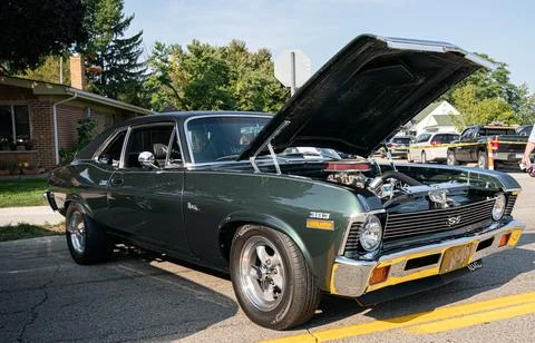 4th Annual Jammin At The Junction Car and Bike Show in Roseville Michigan Stock Photos