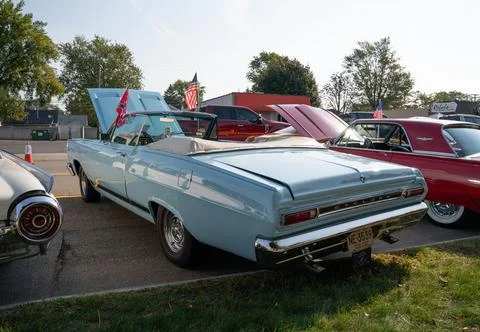 4th Annual Jammin At The Junction Car and Bike Show in Roseville Michigan Stock Photos