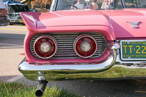 4th Annual Jammin At The Junction Car and Bike Show in Roseville Michigan Stock Photos