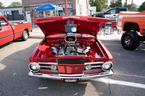 4th Annual Jammin At The Junction Car and Bike Show in Roseville Michigan Stock Photos