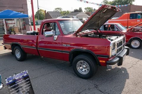 4th Annual Jammin At The Junction Car and Bike Show in Roseville Michigan Stock Photos