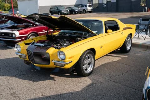 4th Annual Jammin At The Junction Car and Bike Show in Roseville Michigan Stock Photos