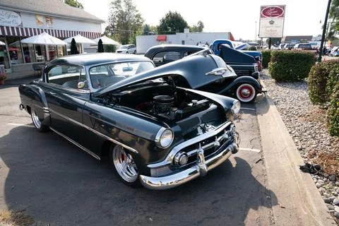4th Annual Jammin At The Junction Car and Bike Show in Roseville Michigan Stock Photos
