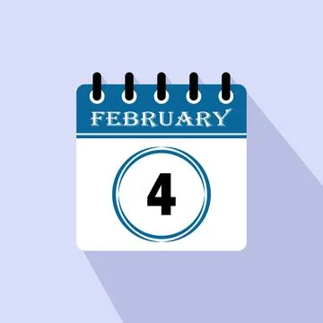 4th days of the month Illustrazione stock