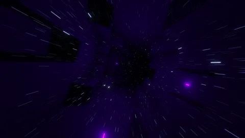 4th dimension wormhole purple 3d, seamless loop Stock Footage 272590876