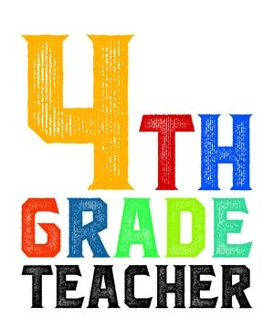 4th Grade Teacher Stock Illustration