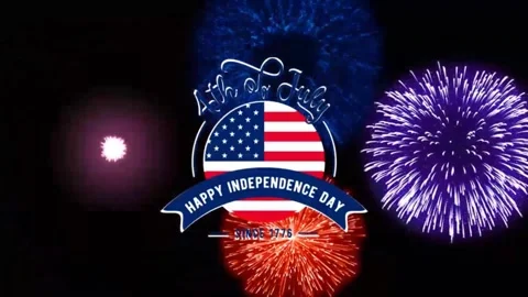4th july animations Stock Footage 274705574