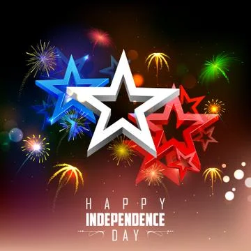 4th of July Background Stock Illustration