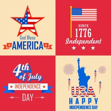 4th of July background Stock Illustration