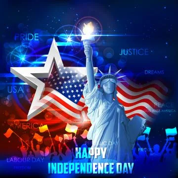 4th of July background Stock Illustration