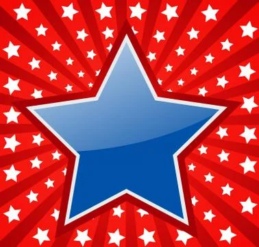 4th July background Stock Illustration