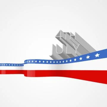 4th of july background Stock Illustration