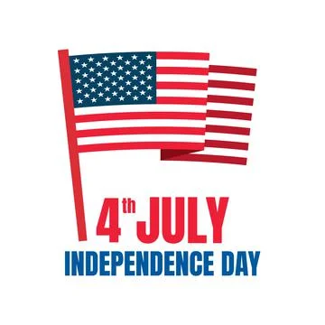 4th of July banner Stock Illustration