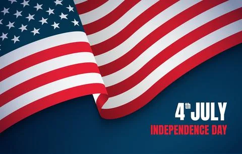 4th of July banner Stock Illustration