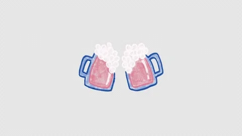 4th of July Beer Animation Stock Footage 311077887