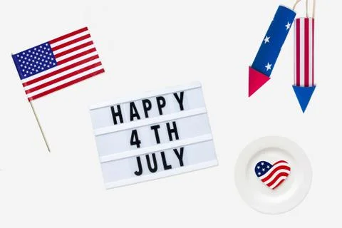 4TH JULY CONCEPT Stock Photos