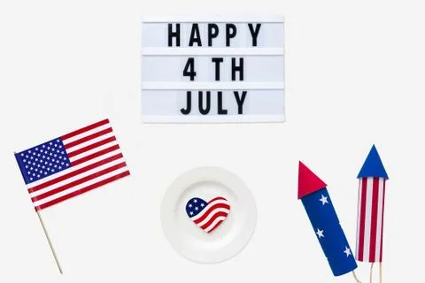 4TH JULY CONCEPT Stock Photos