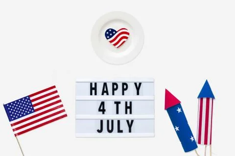 4TH JULY CONCEPT Stock Photos
