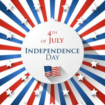 4th of July design Stock Illustration