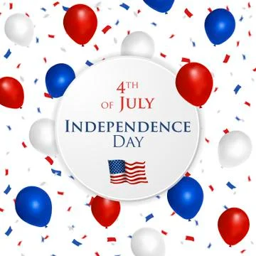 4th of July design Stock Illustration