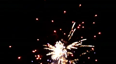 4th of July Fire Works Stock Footage 778946