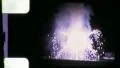 4th of July Fireworks Display 1960s Vintage Film Home Movie 3892 HD Footage