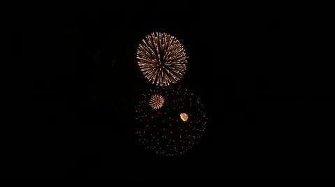4th of July  Fireworks Display Stock Footage 11319944