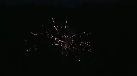 4th of July fireworks by dwking Stock-Footage 11351730