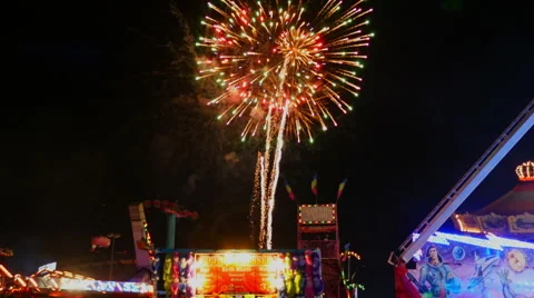 4th of July Fireworks Stock Footage 51847299