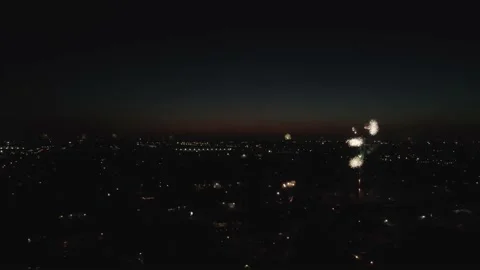 4th of July Fireworks Stock Footage 134773288