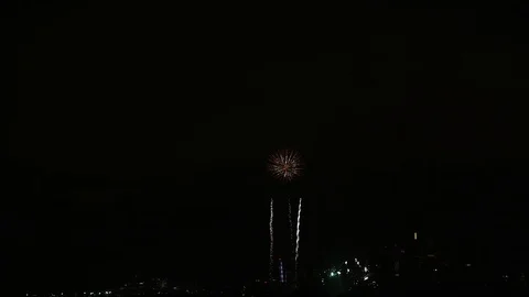 4th of July Fireworks Philadelphia Stock Footage 111243553