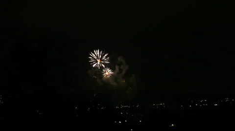 4th of July Fireworks2 9377 HD Stock Footage 1101375