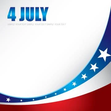 4th of july Stock Illustration