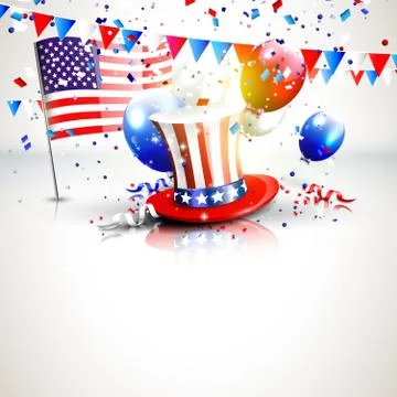 4th of July Stock Illustration