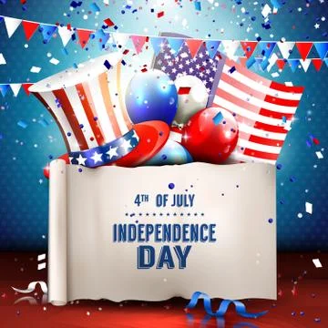 4th of July Stock Illustration