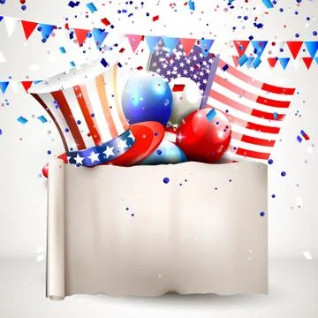 4th of July Stock Illustration