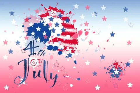 4th of July Stock Illustration