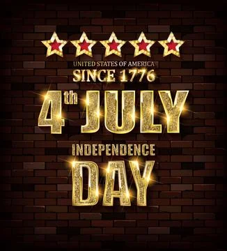 The 4th of July. Stock-Illustration