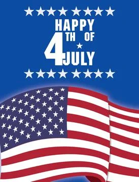 4th of July Stock Illustration