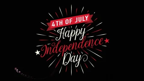 4th july independence day animations Stock Footage 198653339