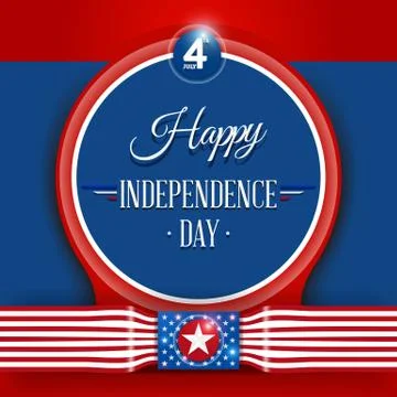 4th of July independence day Stock Illustration
