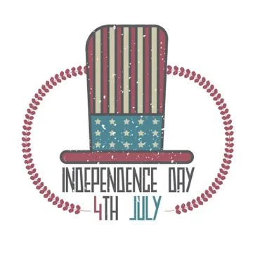 4Th Of July Independence Day Illustrazione stock