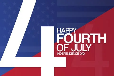 4th of July. Independence Day. Vector illustration. Holiday poster. Stock Illustration