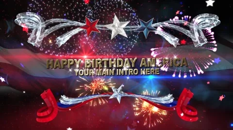 4Th of July Photo Montage After Effects素材