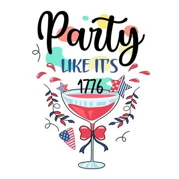 4th of July Quotes  Stock Illustration