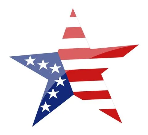 4th of July Star vector Stock Illustration