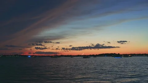 4th of July Sunset 스톡 동영상 64830345